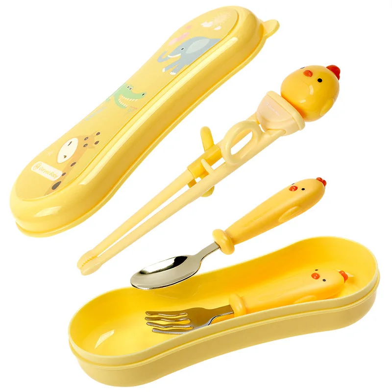 

2019 Children Kids Beginner Training Helper Chopsticks Set Early Learning Toy Feeding Supplies