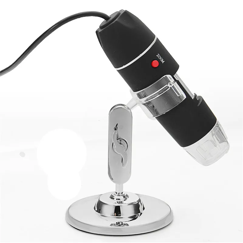 1000X8 светодиодный USB 2,0 цифровой электронный микроскоп биологический эндоскоп биологический зум кронштейн для камеры ручной светильник