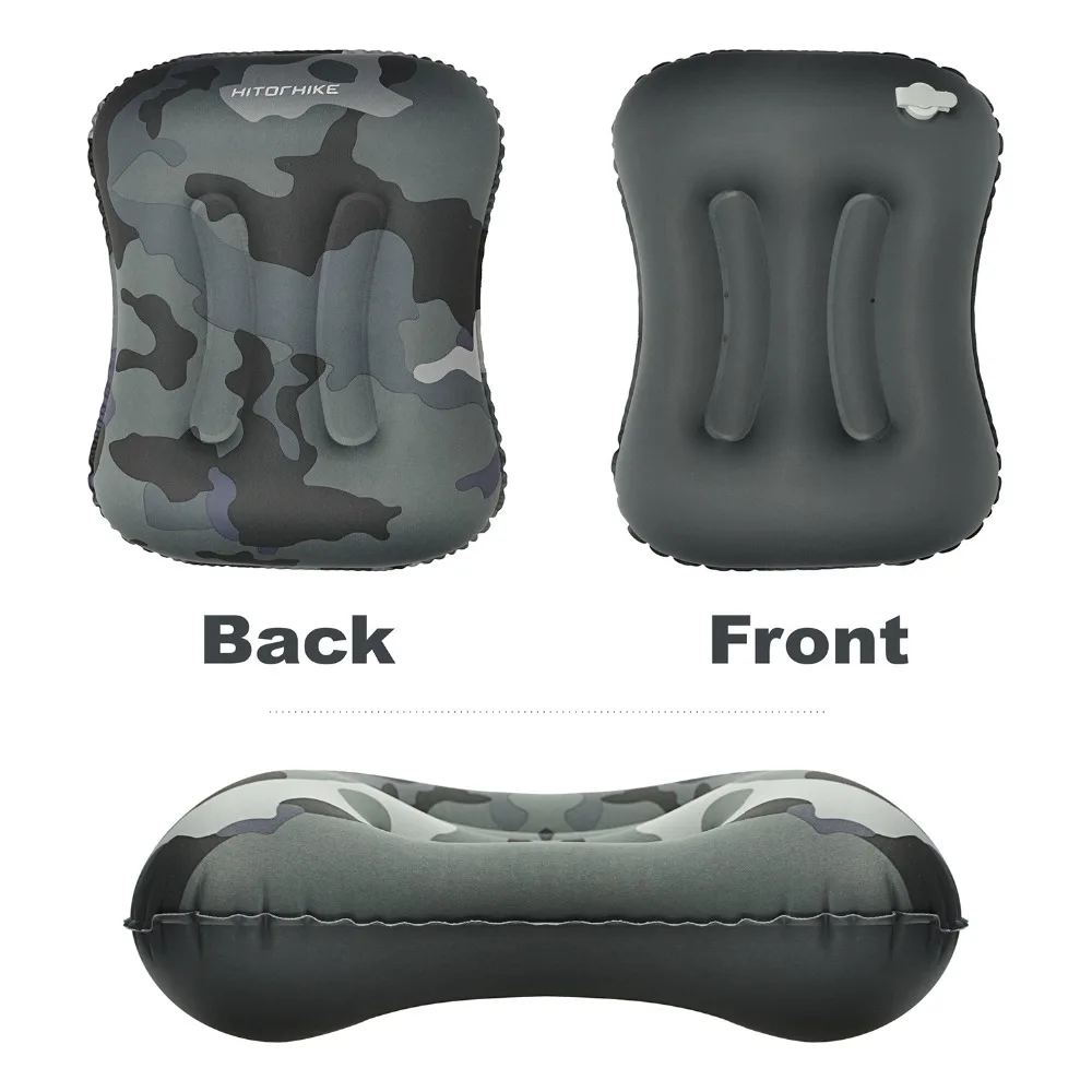 Travesseiro para Avião Confortáveis para Dormir Travesseiro de Camping Acessórios de Viagem Pescoço Travesseiro Inflável Mini 4 Cores Almofadas Home Textile 19 High Quality Esporte e Lazer