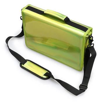 

160 Slots Pencil Case Holder - Laser PVC Plating Color Large Capacity Pen Organizer for Colored Pencil Watercolor Pens & Markers