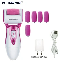 KIMISKY красные Инструменты для педикюра инструмент для ухода за ногами пироги callos пилки для ног удалитель мозолей перезаряжаемый инструмент для удаления омертвевшей кожи ног Педикюр