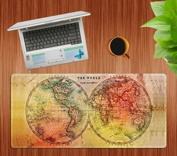 

70x30cm new world map Big Mouse Pad Large Super Speed Mousepad America Fashion Laptop Notebook Keyboard Mat XL