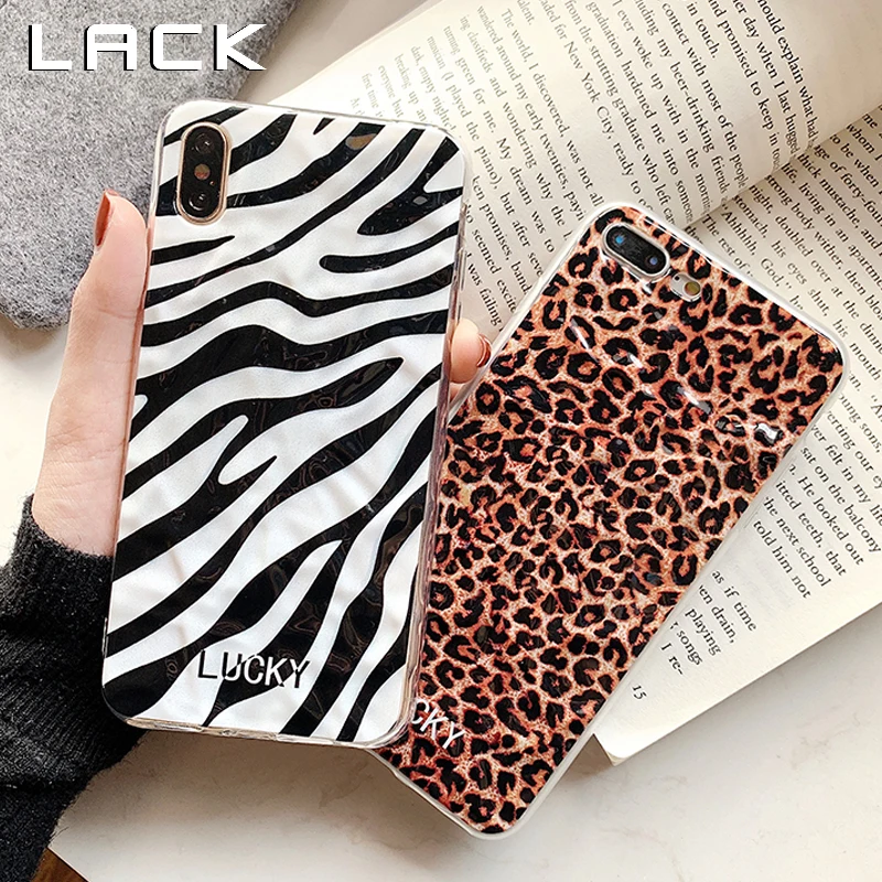 LACK Retro Zebra Pattern Phone Case For iphone XS Max Case For iphone X