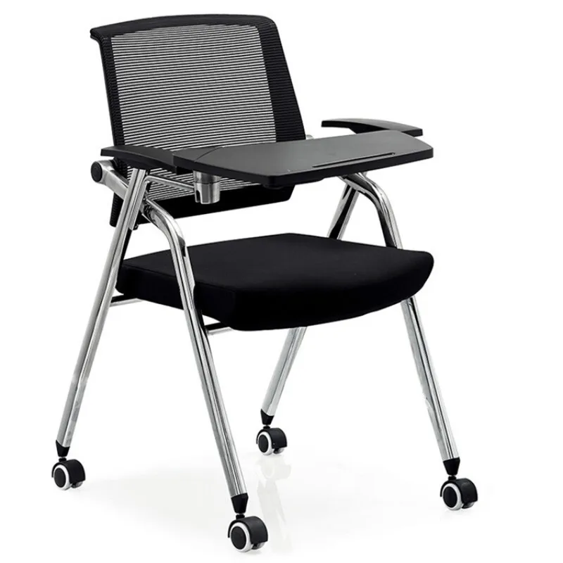 

Training office chair with writing board conference chair folding dining chair mobile conference chair