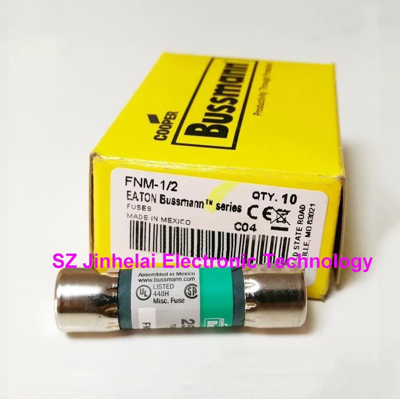 

New and original FNM-1/2 Time-Delay Fuses 0.5A 250V 10*38mm