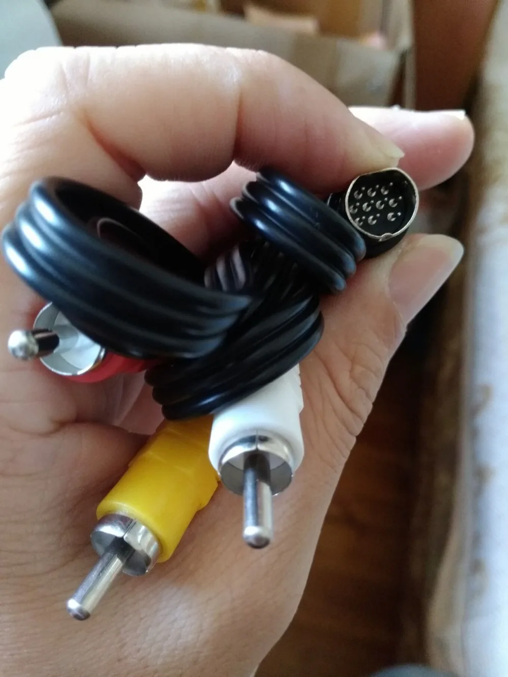 

Audio Video AV Cable A/V RCA Connection Cord Adapter for Sega Saturn Genesis