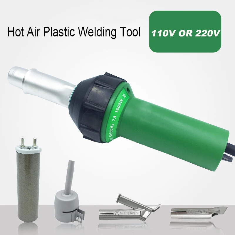 Plastic Heat Gun And Accessories Vinyl Floor Hot Air Welding Kit Plastic Welder 