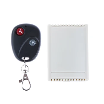 

433MHz 12V 2CH wireless relay remote control switch+receiver module for electric door lock curtain use