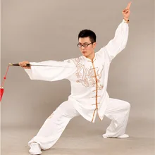 Customize Tai chi uniform taiji clothing Martial arts suit wushu garment kungfu outfit dragon for men women children boy girl