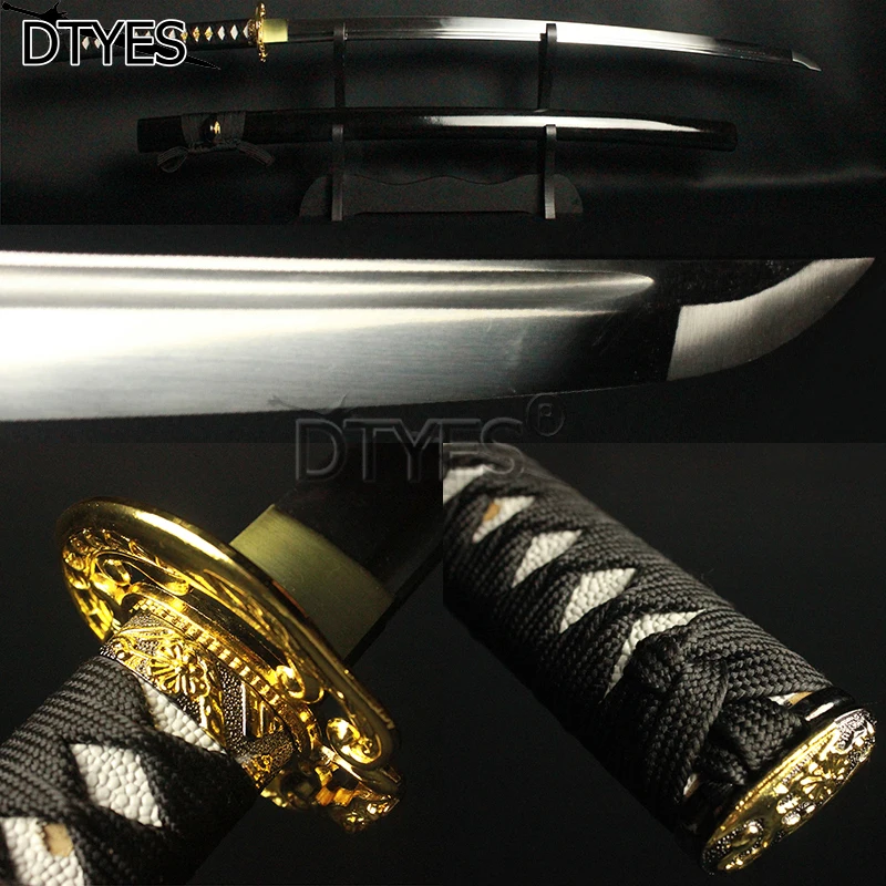 Japanese Samurai Sword T10 Carbon Steel Full Tang Bo-hi Shinogi Zukuri Mirror Blade Sharp Battle Ready Can Cut Bamboo Paper
Japanese Samurai Sword T10 Carbon Steel Full Tang Bo-hi Shinogi Zukuri Mirror Blade Sharp Battle Ready Can Cut Bamboo Paper