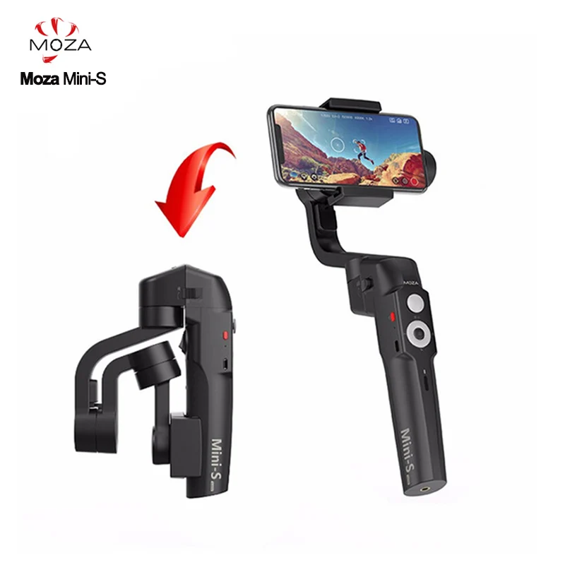 

Moza Mini-S Foldable Pocket-Sized 3 Axis Gimbal Handheld Smartphone Stabilizer for Oneplus OSMO Action Vlogging Live Streaming