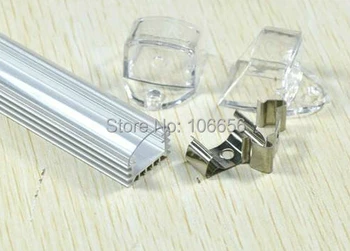 

milk white FROSTED/TRANSPARENT clear Cover aluminium rigid led strip profile channel