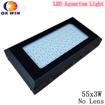 

dimmable Led aquarium light 165W for coral reef tank lighting with 55pcs 3W Epistar chip led,high quality,Dropshipping