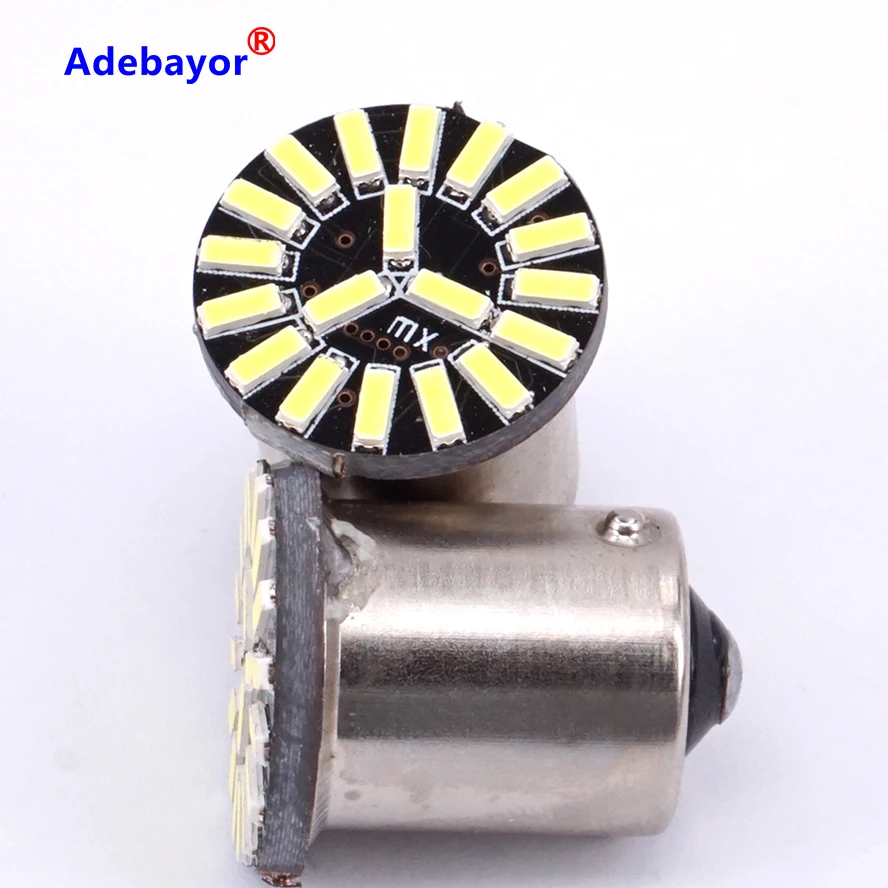 5 шт. 1156 BA15S ошибок P21w 19 для smd стайлинга автомобиля 4014 SMD led лампа rogue canbus поворотов
