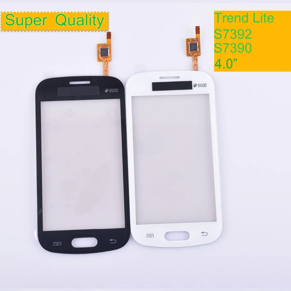 10 шт. для samsung Galaxy Trend Lite S7392 S7390 GT-S7390 GT-S7392 сенсорный экран панель сенсор дигитайзер Переднее стекло сенсорный экран