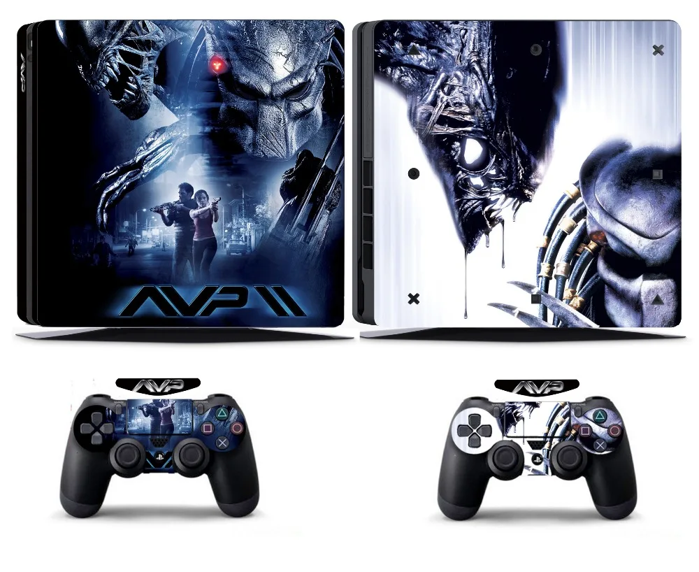 Пришельцы 257 PS4 Slim Skin наклейка Vinly Наклейка для Sony PlayStation 4 и 2 оболочки контроллера |