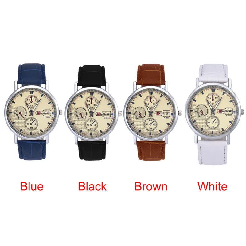 Men Watches Top Brand Male Watch Unisex Leather Band Analog Quartz Business Wrist Watch Men's Fashion Watch clock M10 (8)