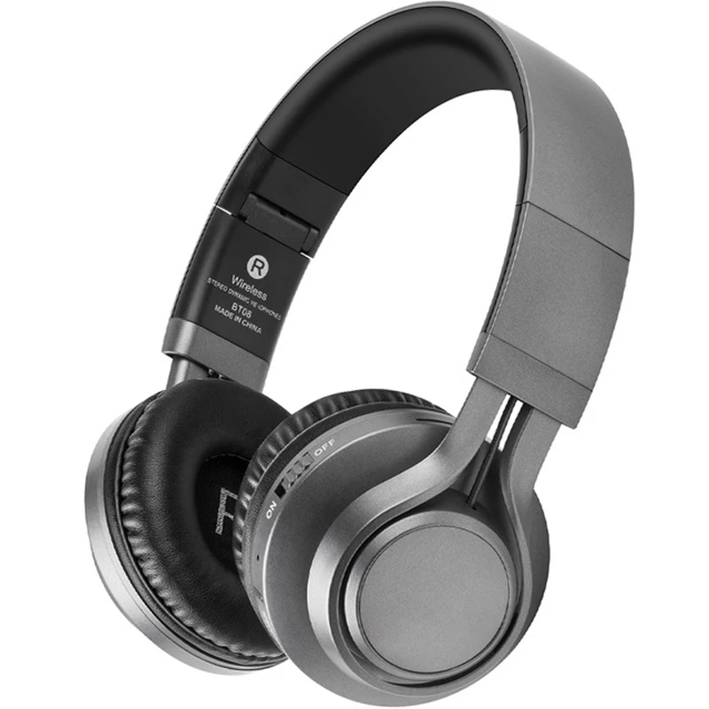 BT 08 Беспроводной Rose Bluetooth гарнитура складной регулируемый наушники С микрофоном