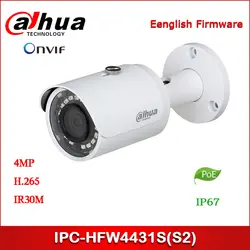 Dahua ip-камера 4MP IPC-HFW4431S камера безопасности WDR ir мини пуля сетевая камера