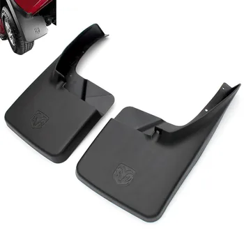 

Moonet Rear 2pcs Mud Flaps for Ram1500,2500,3500 Truck Molded Splash Guards Mud Flaps for rear-wheel YMK-R-QD283
