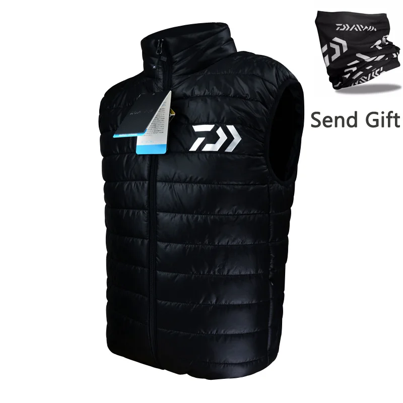 2018 DAIWA New outdoor Fishing Coat Waistcoat Keep Warm Breathable Autumn And Winter Vest Light Lightweight Duck Jacket