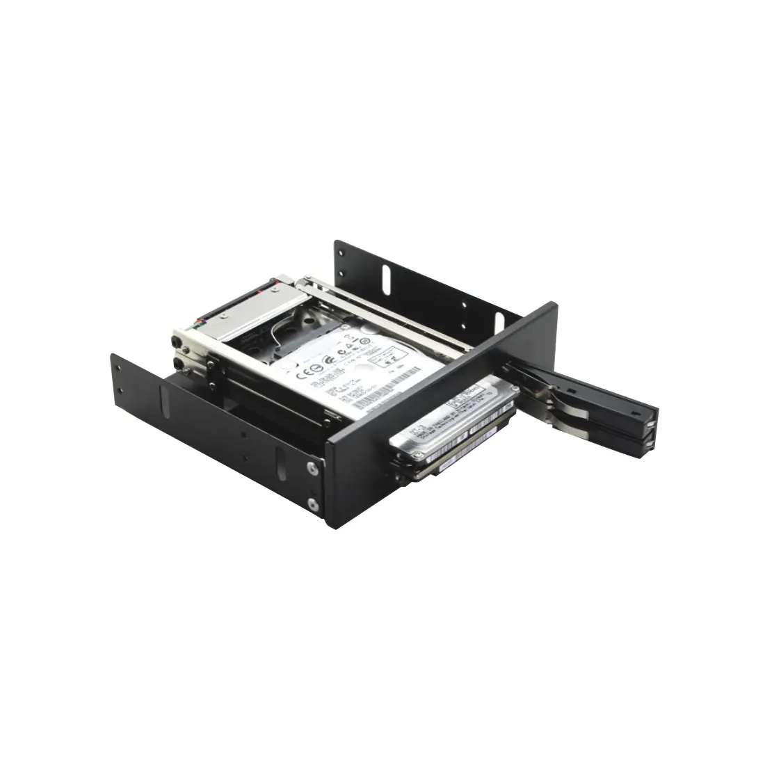 

Etmakit Hot Dual Bay 2.5" SATA III Hard Drive Enclosure HDD & SSD Tray Caddy Internal Mobile Rack Hard Drive Station Hot Swap