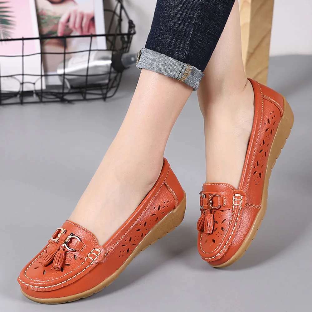 CAGACE Flats Casual shoes for women bowtie autumn spring shoes woman