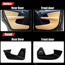 4 шт. ткань дверь защиты коврики анти-kick декоративные колодки для Dodge Jcuv 2013