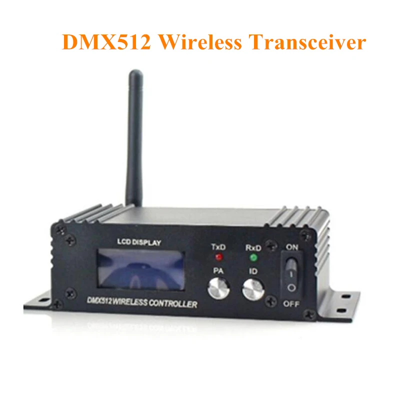 

WiFi DMX512 Wireless Controller Receiver Transmitter 2.4G ISM Dif Communication Distance 600m for Stage Par DJ Disco Bar Lights