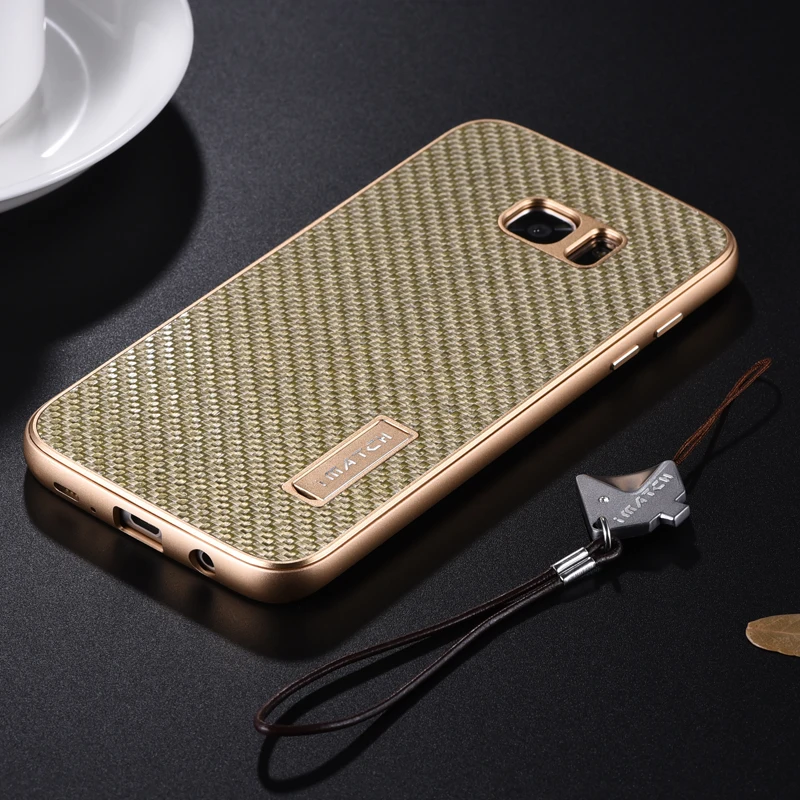 bilder für Mode Metall Fall Für Samsung Galaxy S7/S7 Rand abdeckung Luxus Real Carbon Fiber Schicht Original Handy-fälle zubehör bilder für Mode Metall Fall Für Samsung Galaxy S7/S7 Rand abdeckung Luxus Real Carbon Fiber Schicht Original Handy-fälle zubehör