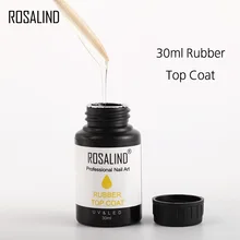 ROSALIND 30 мл основа верхнее покрытие гель лак для ногтей укрепляющая черная бутылка Vernis полуперманентные УФ-приборы для микроскопа основа лак для ногтей