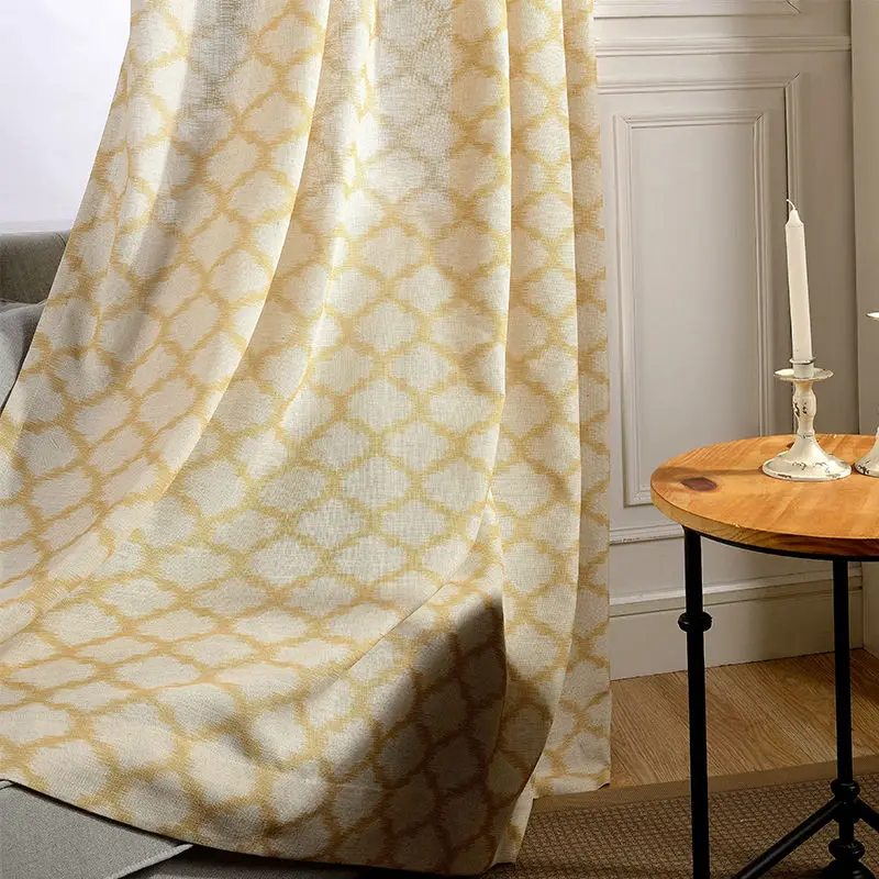 High Quality Floral Embroidered Tulle Modern Curtains For Living Room