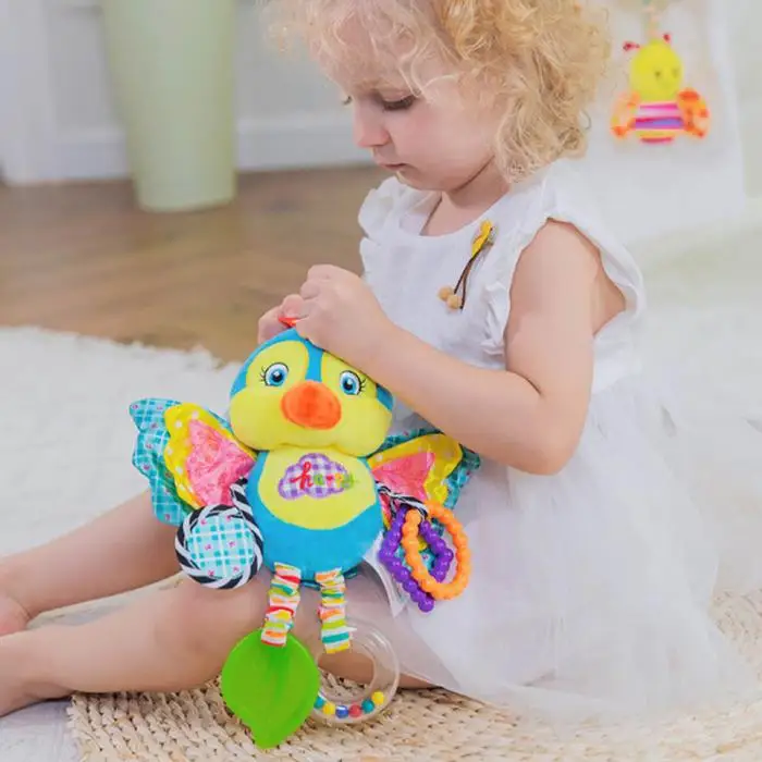 Детские плюшевые игрушки Животные колокольчиками кровать коляска висит игрушка мягкий Утешительный куклы M09
