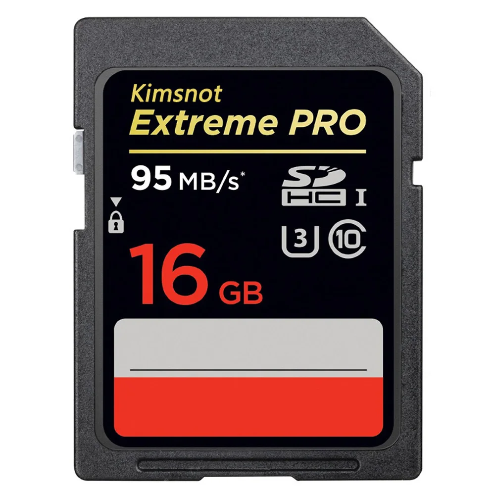 Карта памяти Kimsnot Extreme Pro SD-карта 16 ГБ 32 64 128 256 SDHC SDXC Class10 95 МБ/с./с C10 высокоскоростная