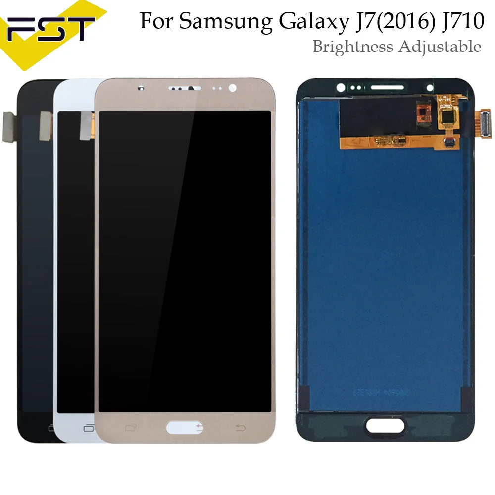 ЖК-дисплей с сенсорным экраном для Samsung Galaxy J7 2016 J710FN J710F J710M J710 дигитайзер