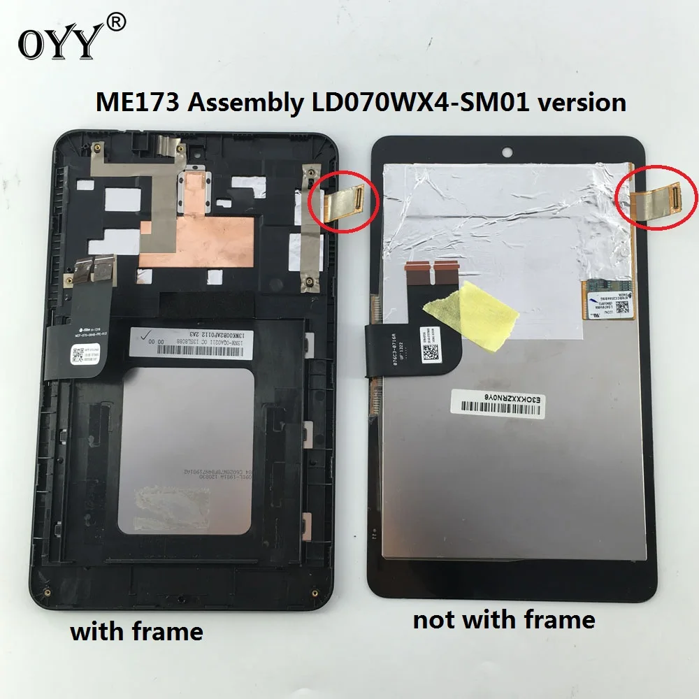 LCD Display Panel Screen Monitor Touch Screen Digitizer Glass Assembly For Asus MemoPad HD7 ME173 ME173X K00B LD070WX4-SM01 LCD Display Panel Screen Monitor Touch Screen Digitizer Glass Assembly For Asus MemoPad HD7 ME173 ME173X K00B LD070WX4-SM01
