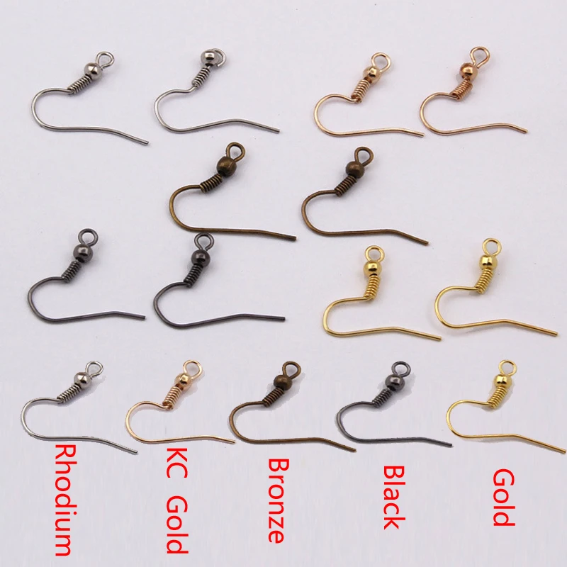 

Yage 600pcs/lot Mix 6 Colors Iron Earring Hooks fit Jewelry Findings