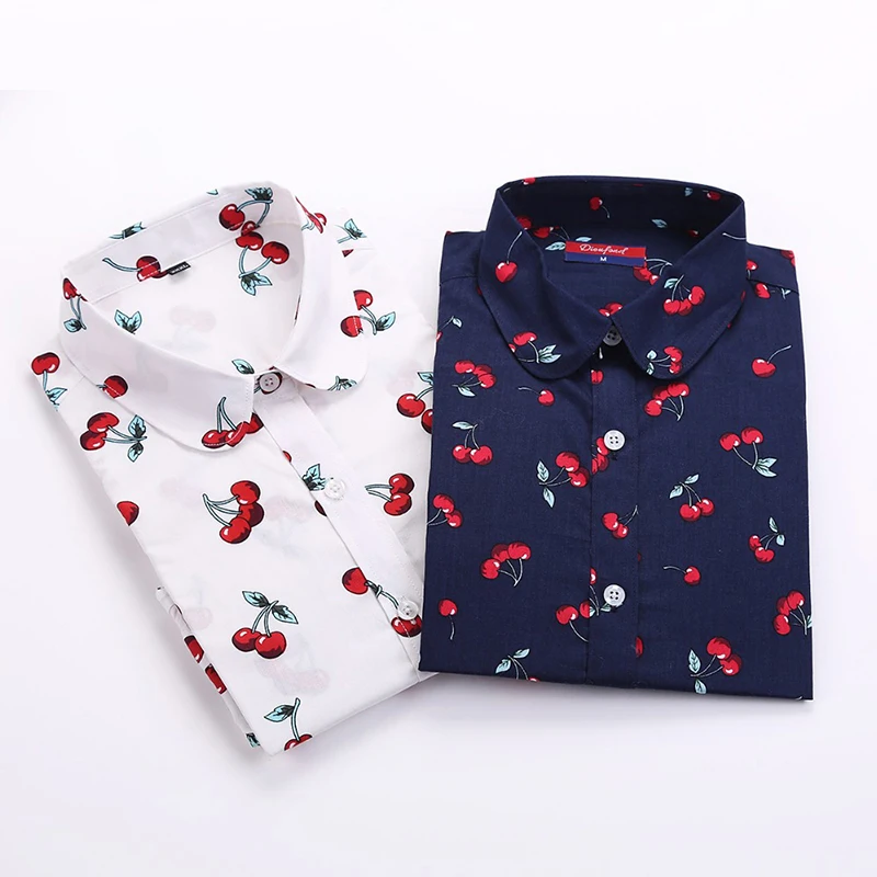 Dioufond Floral Womens Blouse Cotton Casual Flower Light Vintage Summer Women Shirt Fashion Plus Size Tops 5xl Female Shirt 2019