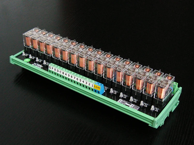 

16-channel 16A Relay Module, PLC Expansion Board Output Board RM-16A1R16P (G2R-1-E)