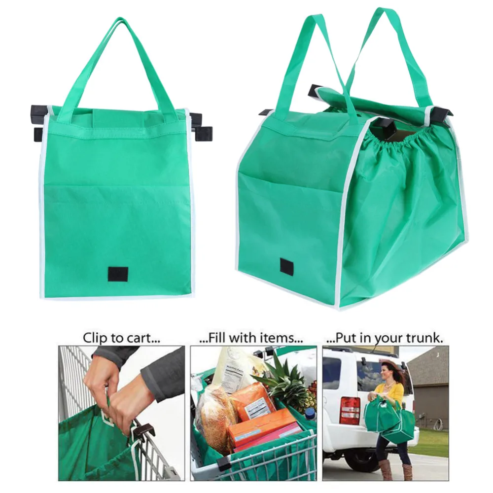 1pc Shopping Bag Foldable Eco-friendly Reusable Large Trolley Supermarket Large Capacity Tote Bags 1pc Shopping Bag Foldable Eco-friendly Reusable Large Trolley Supermarket Large Capacity Tote Bags
