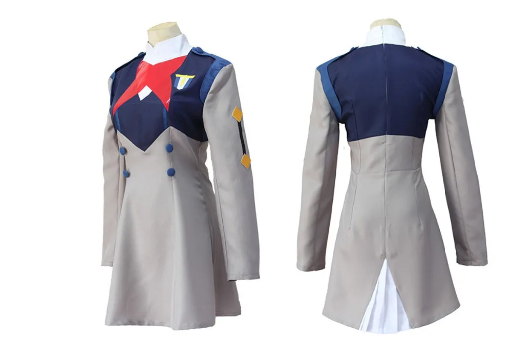 

DARLING in the FRANXX 015 ICHIGO Uniform Cosplay Costume Coat Outfit +Track