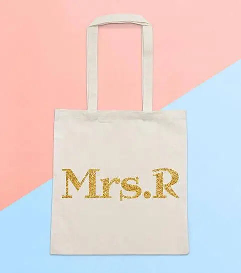 QWZNDZGR Personalized Gifts for Teacher Hostess Gifts for Women Mother w  Inner Pocket Monogrammed Initial Canvas Tote Bag w Zipper Closure Graphic  Bags for Christmas Birthday Wedding M 