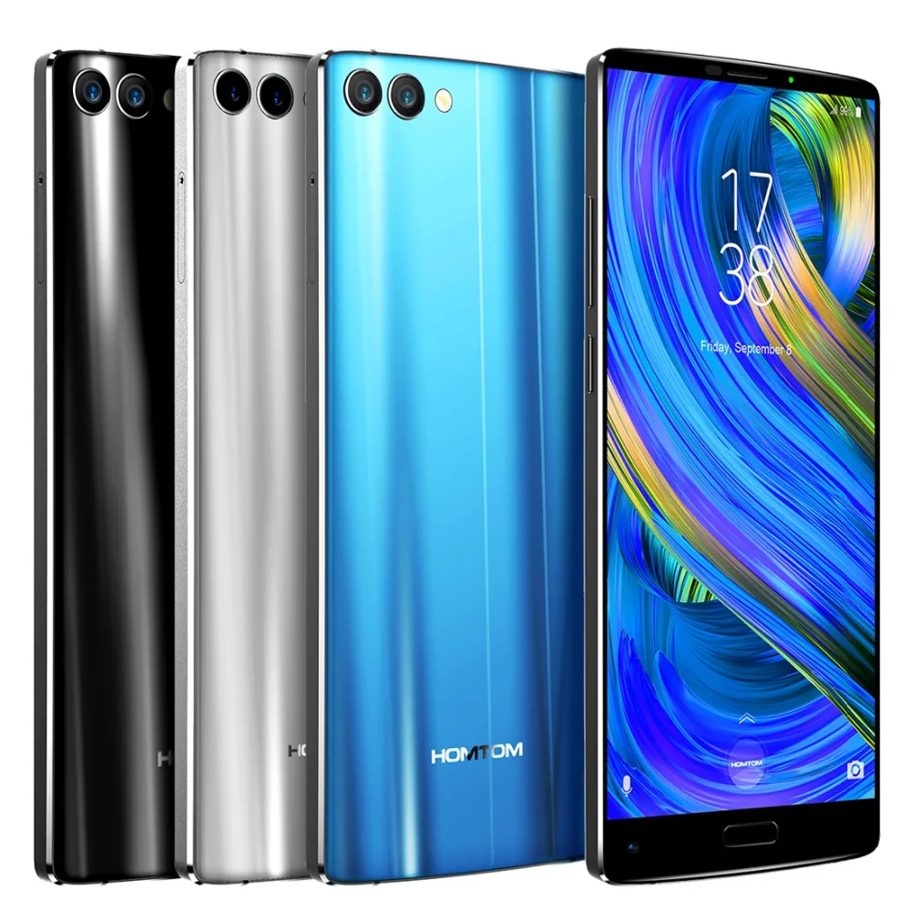 Мобильный телефон HOMTOM S9 Plus, 5,99 дюймов, 4 Гб ОЗУ, 64 Гб ПЗУ, Восьмиядерный процессор MTK6750T, Android 7,0, 4050 мАч, двойная задняя камера, смартфон