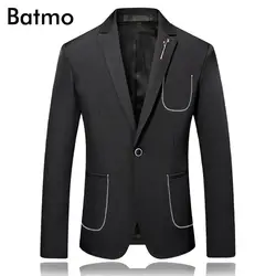Batmo 2018 Новое поступление весна высокого качества для тонких повседневные обтягивающие костюмы мужчин, Мужская Тонкий Пиджаки размер М до 4xl