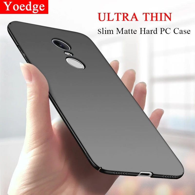 

Phone Case For Xiaomi Redmi 4X 3S 5A 5 Plus 6A S2 Note 6 Pro 5 5A 4X 3 4 Matte Slim Hard PC Black Cover For Redmi Note 7 Case
