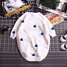 Tide Brand Dog Summer T-shirt Vest for Small Medium Dogs French Bulldog Yorkshire Teddy Pug Pet Clothes Puppy Costume GDC03