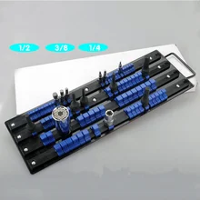 80 шт., железные разъемы для инструментов, органайзер, набор 1/" 3/8" 1/", гнездо, лоток, рейка, держатель для хранения, рукав, полка, подставка для дома