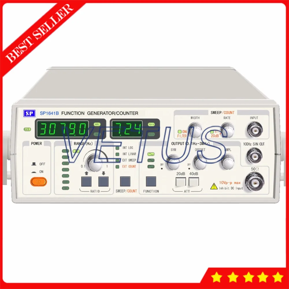 Sp1641b Функция генератор сигналов с частотой счетчик внешний выходной сигнал измерения частоты Функция s
