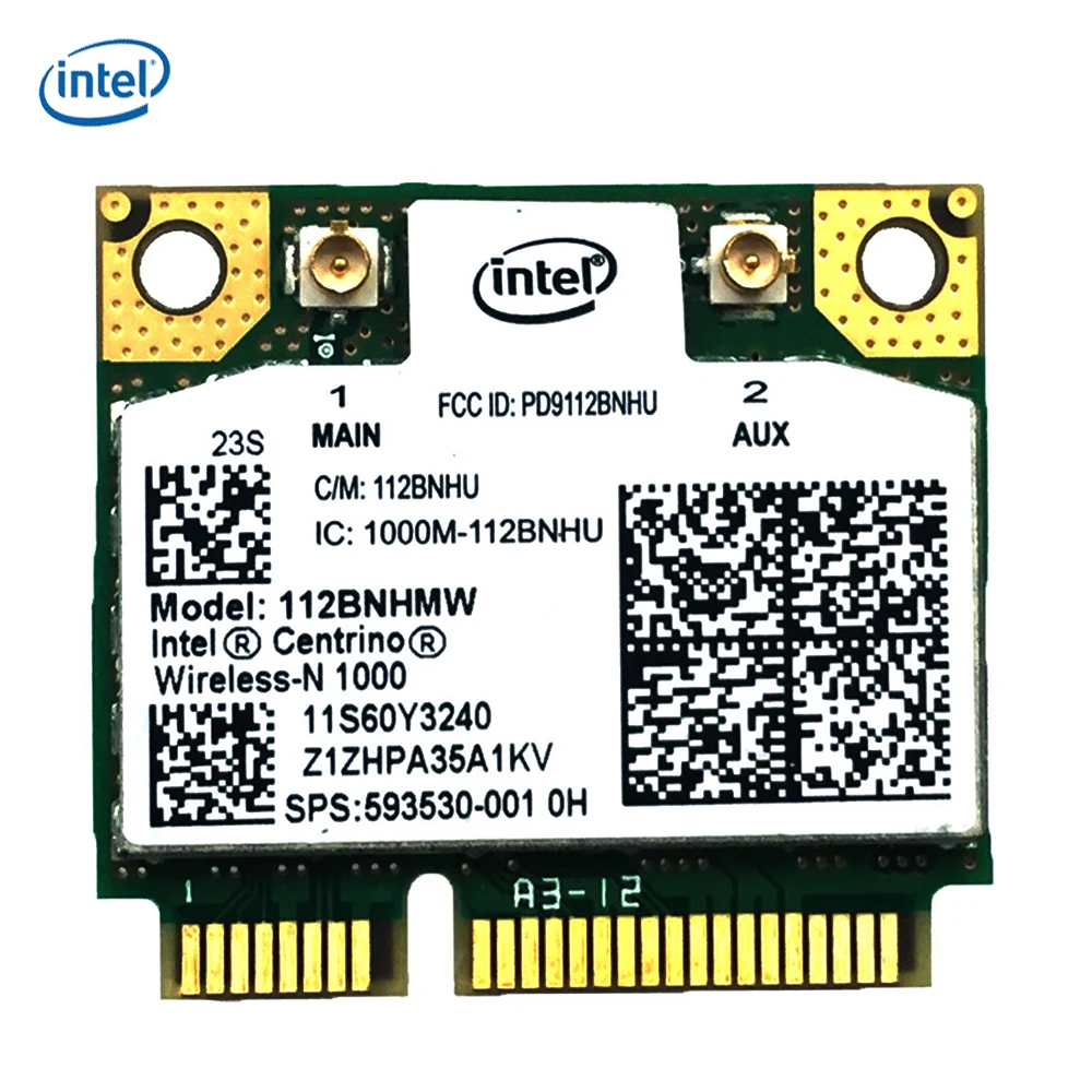 Computers Tablets Networking Intel Centrino Wireless N 1000 For Lenovo 112bnhmw Pci E Wifi Wlan Card Network Cards