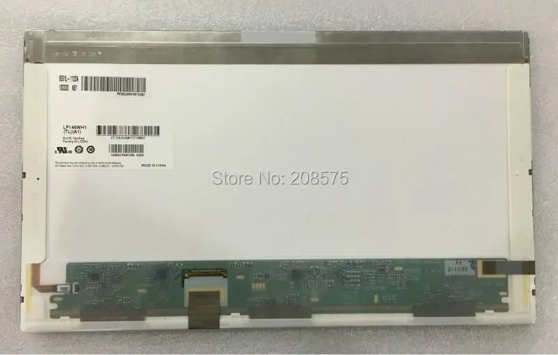 Free shipping LP145WH1-TLA1 LP145WH1-TLB1 LTN145AT01 for hp DV5 laptop LCD LED screen display matrix 100% test